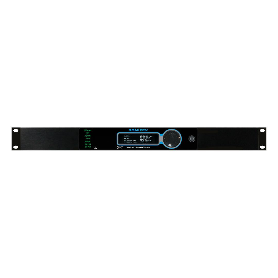 Front panel of Sonifex AVN-GMCS on white background