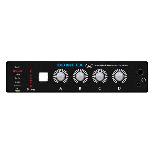 Front view of Sonifex AVN-MPPR on white background