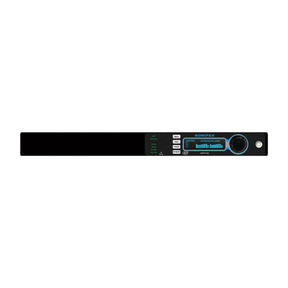 Front view of Sonifex AVN-PD8 without meter display on white background