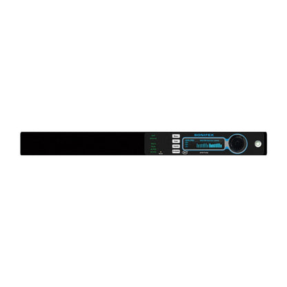 Front panel of Sonifex AVN-PM8 Without Meter Display on white background