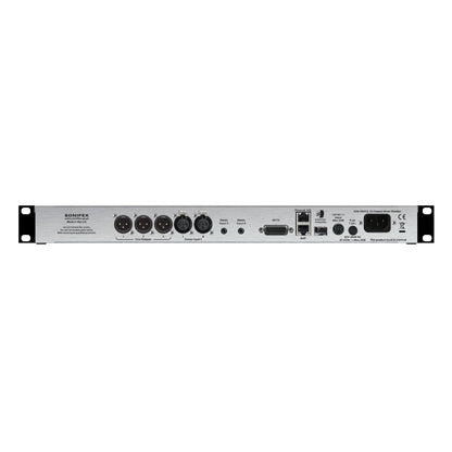 Rear view of Sonifex AVN-PXH12 on white background