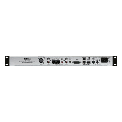 Rear view of Sonifex AVN-TB10AR on white background