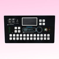 Front view of Sonifex AVN-TB20AD on pink background