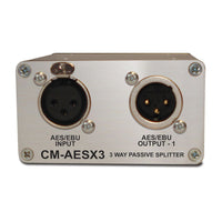 Front panel of Sonifex CM-AESX3 on white background