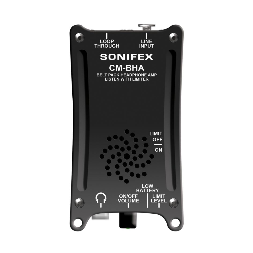 Front view of Sonifex CM-BHA on white background