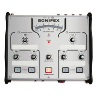 Top view Sonifex CM-CU1 on white background