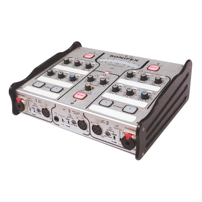 Angled view of Sonifex CM-CU21 on white background
