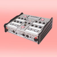 Angled view of Sonifex CM-CU21 on pink background