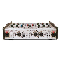 Front panel of Sonifex CM-CU21 on white background