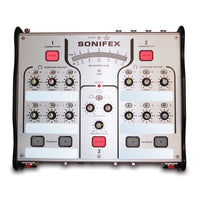 Top view of Sonifex CM-CU21 on white background
