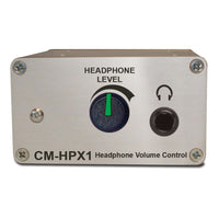 Front view of Sonifex CM-HPX1 on white background