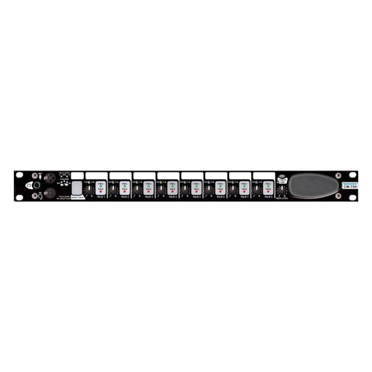 Front panel of Sonifex CM-TB8 on white background