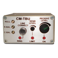 Front panel of Sonifex CM-TBU on white background