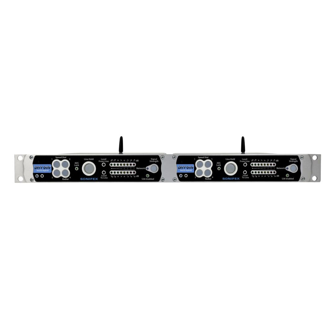Front view of Sonifex DHY-04VT on white background
