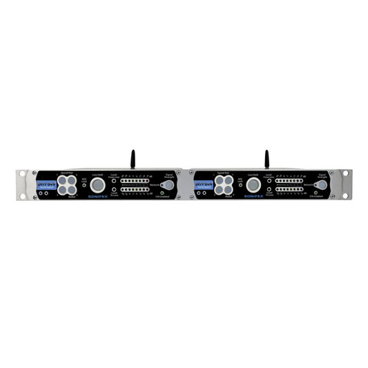 Front view of Sonifex DHY-04VT on white background