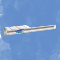 Angled front view of Sonifex HY-03 Rack Mounted on blue background