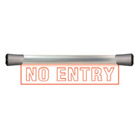 Front view of Sonifex LED Single Flush Mount Sign (15.8") NO ENTRY on white background
