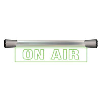 Front view of Sonifex LED Single Flush Mount Sign (15.8") ON AIR on white background