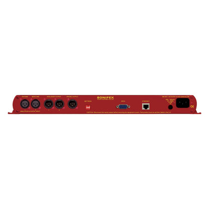 Rear view of Sonifex RB-AEC on white background