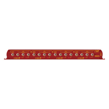 Rear view of Sonifex RB-AES4B3 on white background