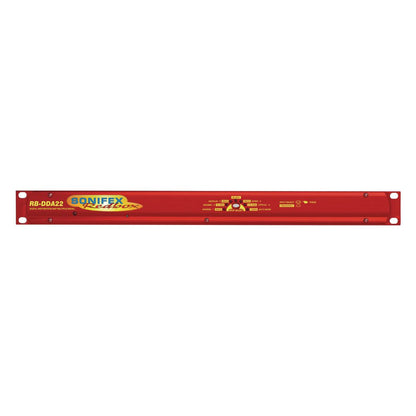 Front panel of Sonifex RB-DDA22 on white background