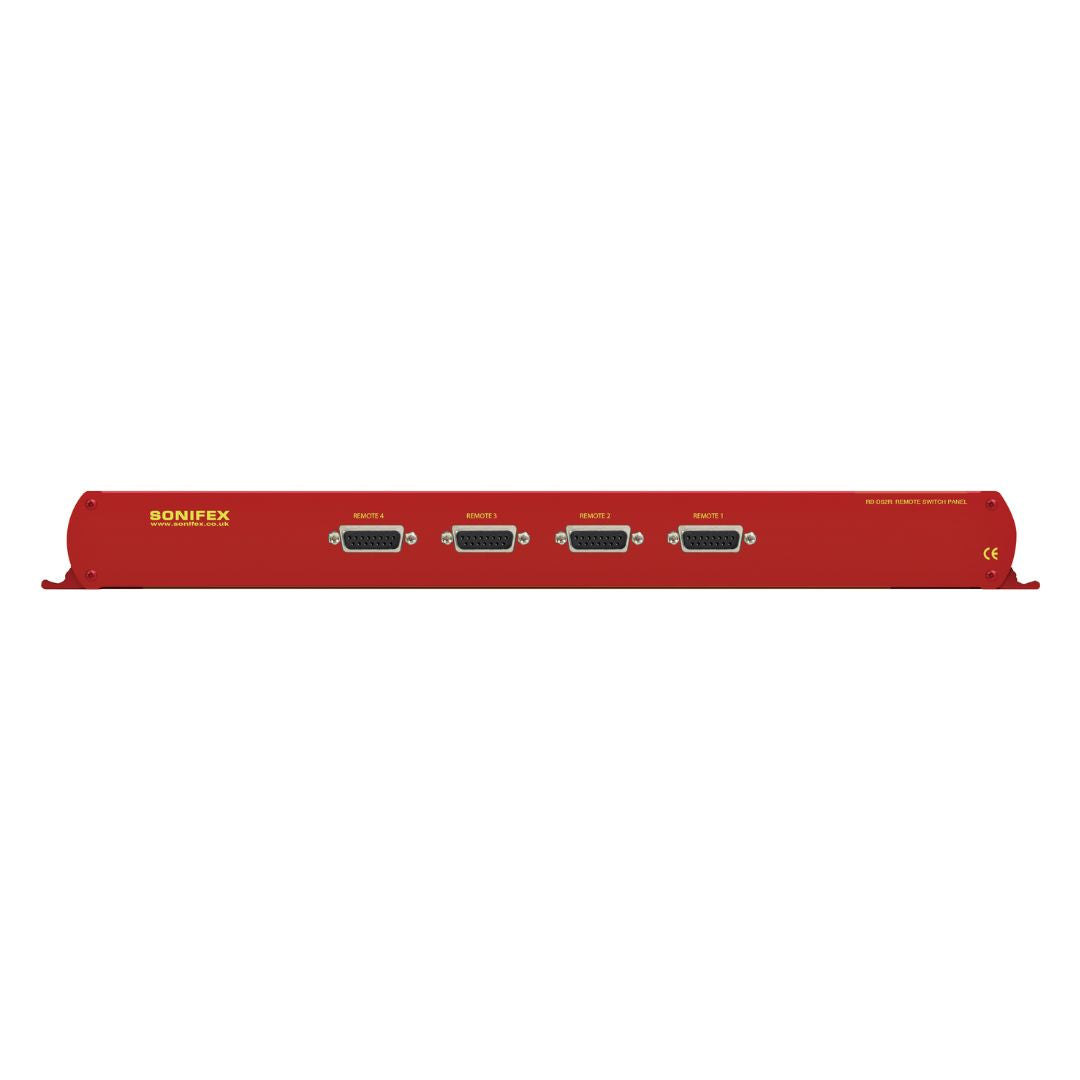 Rear panel of Sonifex RB-DS2 on white background