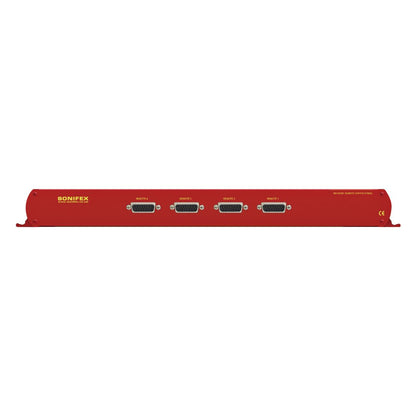 Rear panel of Sonifex RB-DS2 on white background