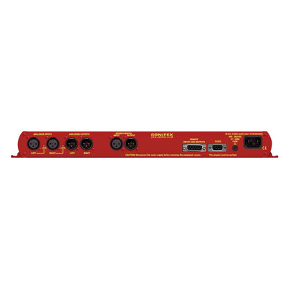 Rear panel of Sonifex RB-DS2 on white background
