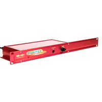 Angled front panel of Sonifex RB-HD1 on white background