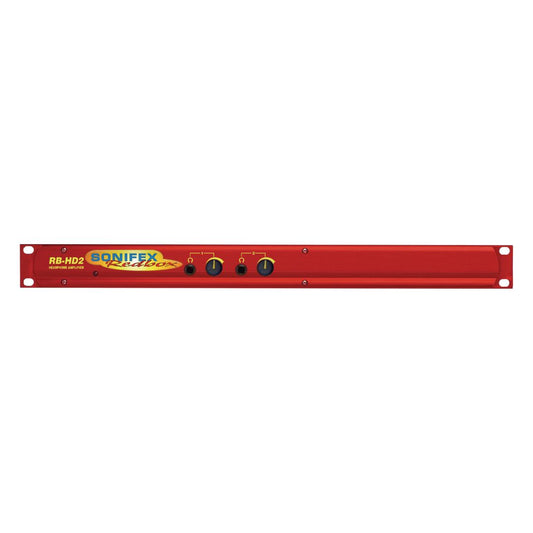 Front panel of Sonifex RB-HD2 on white background