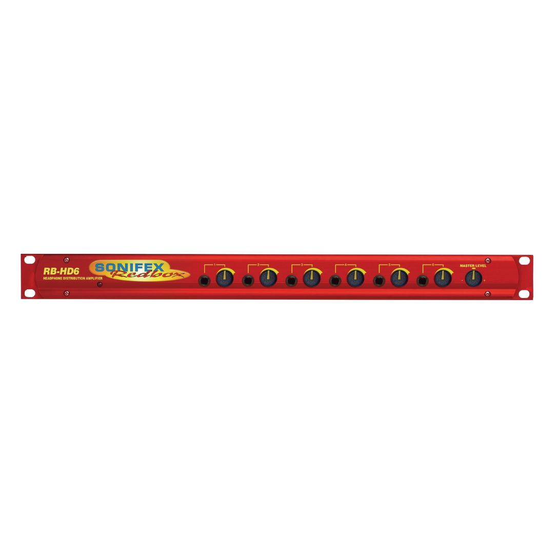 Front view of Sonifex RB-HD6 on white background