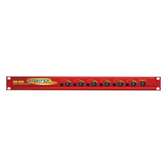 Front view of Sonifex RB-HD6 on white background