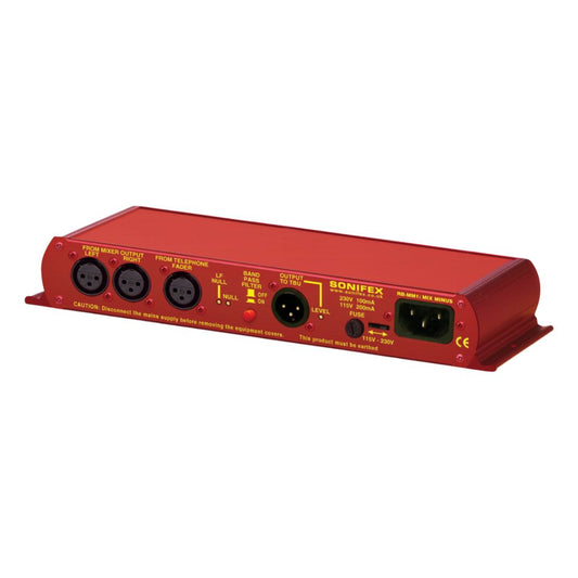 Angled photo of Sonifex RB-MM1 on white background