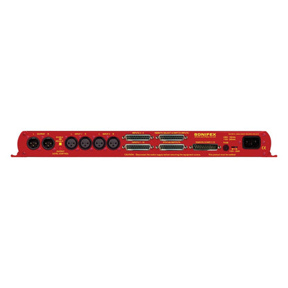 Rear panel of Sonifex RB-SS10 on white background