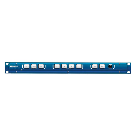 Front panel of Sonifex RM-MC4L on white background