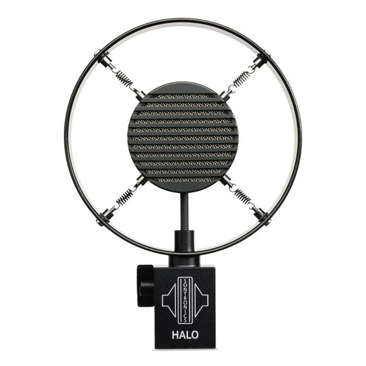 Front view of Sontronics HALO Dynamic Microphone for Guitar Amps on white background