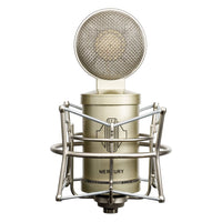 Front view of Sontronics MERCURY Variable-Pattern Valve Condenser Microphone on white background