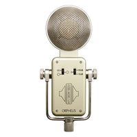Front view of Sontronics ORPHEUS Multi-Pattern Condenser Microphone on white background