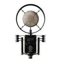 Front view of Sontronics SATURN 2 Multi-Pattern Large-Diaphragm Condenser Microphone on white background