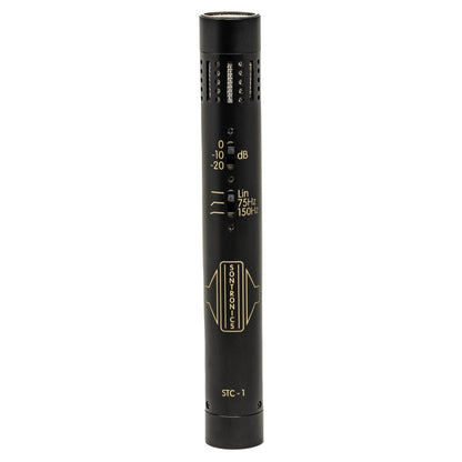 Front view of Sontronics STC-1 Small-Diaphragm Condenser Microphone Black on white background