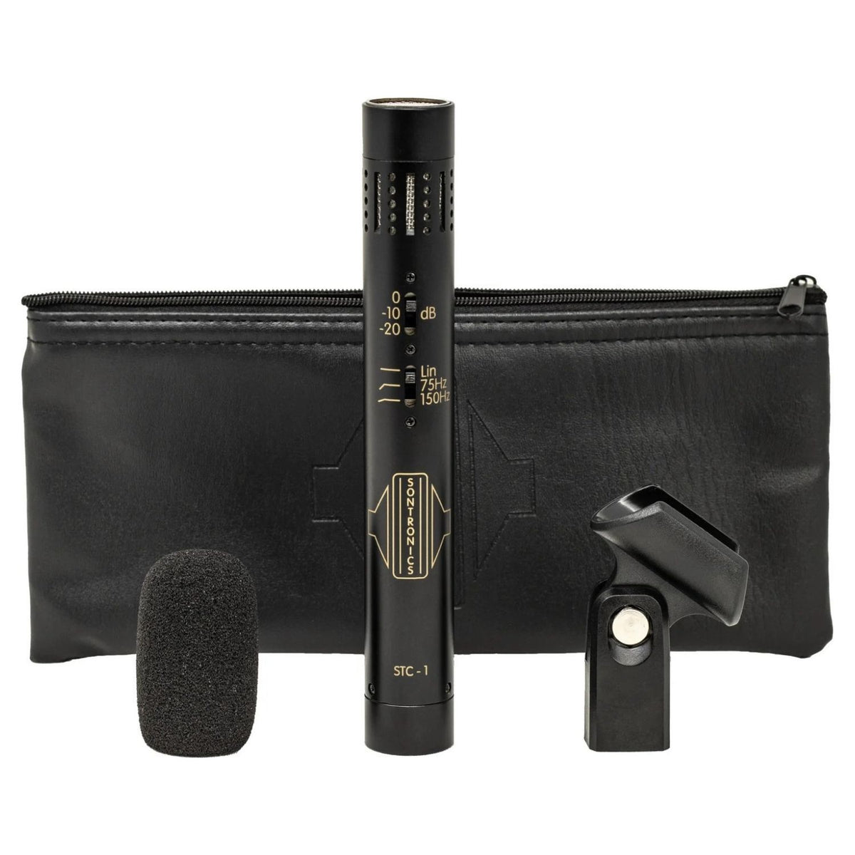 Inclusions of Sontronics STC-1 Small-Diaphragm Condenser Microphone Black on white background