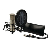Sontronics STC-2 Pack Versatile Microphone Bundle Silver and its inclusions on white background