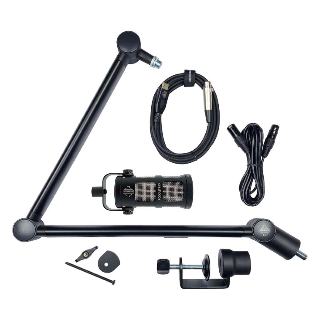 Inclusions of Sontronics VOICECASTING PACK Black on white background