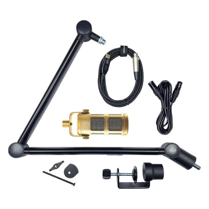 Inclusions of Sontronics VOICECASTING PACK Gold on white background