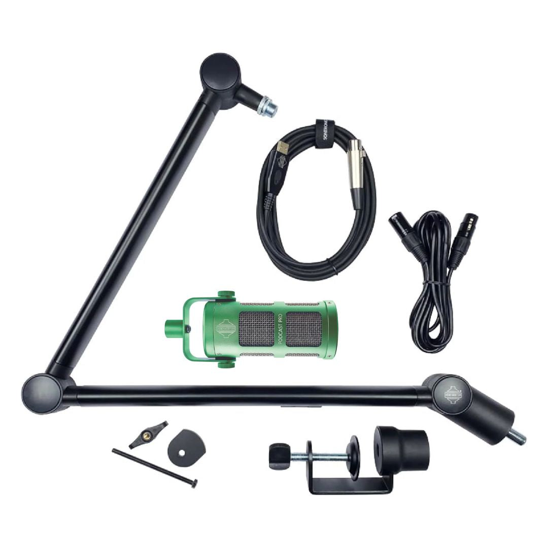 Inclusions of Sontronics VOICECASTING PACK Green on white background