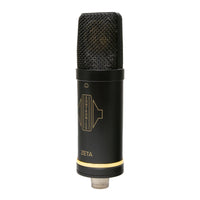 Angled view of Sontronics ZETA JFET Condenser Microphone on white background