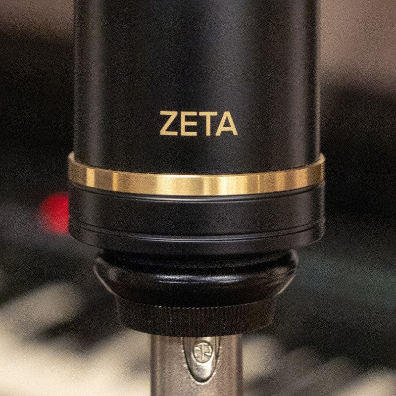 Close up rear view of Sontronics ZETA JFET Condenser Microphone in studio
