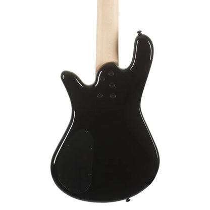 Close up rear view of Spector Legend 5 Alex Webster Signature Bass Guitar on white background