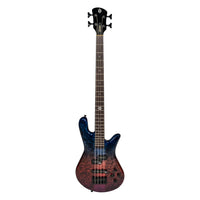 Front view of Spector NS Ethos 4-String Bass Guitar Interstellar Gloss on white background