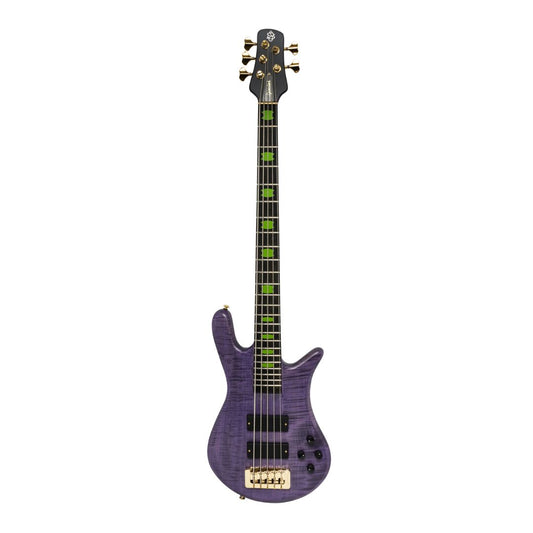 Front view of Spector Skyler Acord Signature Model 5-String Bass Guitar on white background